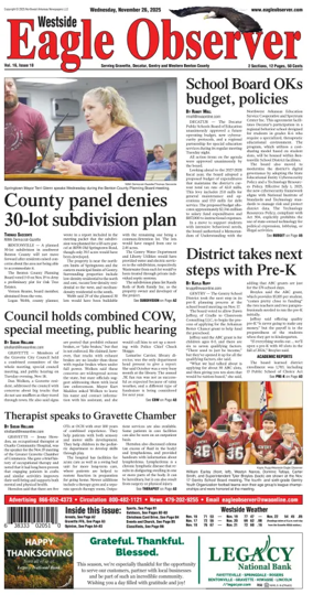 Cover of Westside Eagle-Observer