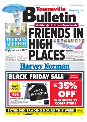 Cover of Townsville Bulletin