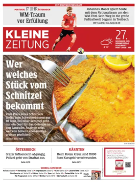 Cover of Kleine Zeitung Kaernten