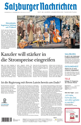 Cover of Salzburger Nachrichten