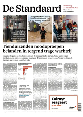 Cover of De Standaard