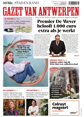 Cover of Gazet van Antwerpen Metropool Stad