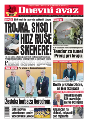 Cover of Dnevni avaz