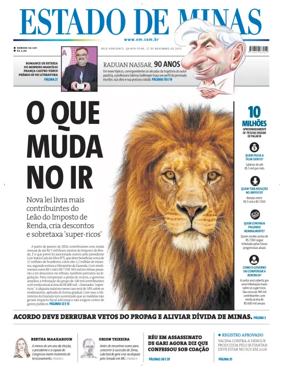 Cover of Estado de Minas (Brazil)