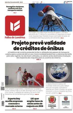 Cover of Folha de Londrina