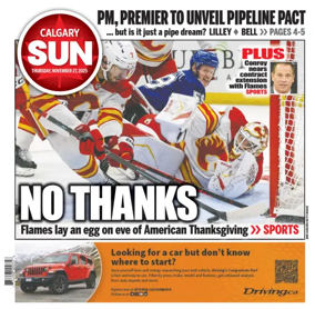 Cover of Calgary Sun