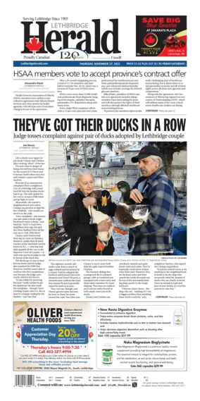 Cover of Lethbridge Herald