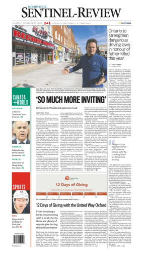 Cover of Sentinel-Review (Woodstock)