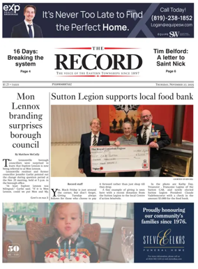 Cover of Sherbrooke Record