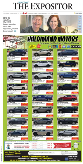 Cover of The Expositor (Brantford)