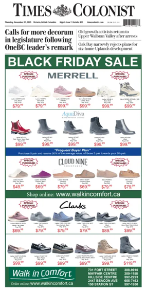 Cover of Times Colonist