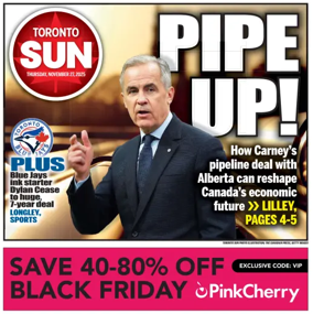 Cover of Toronto Sun
