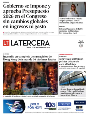 Cover of La Tercera