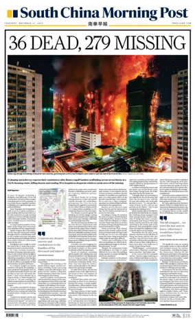 Cover of South China Morning Post