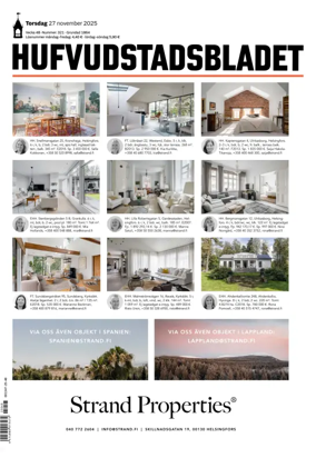 Cover of Hufvudstadsbladet