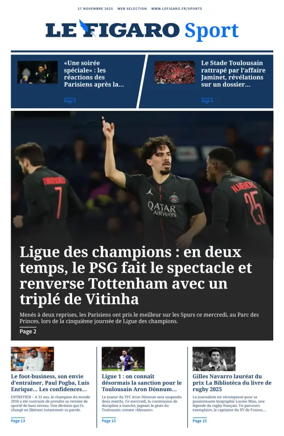Cover of Le Figaro Sport