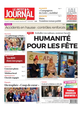 Cover of Le Petit Journal - L'hebdo local de l'Aveyron