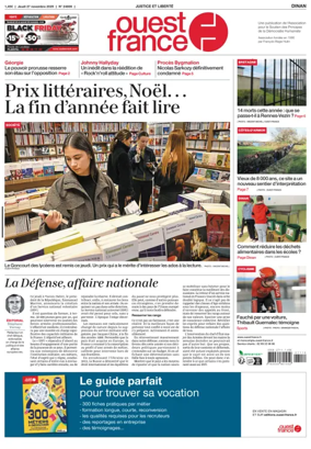Cover of Ouest France (Dinan)