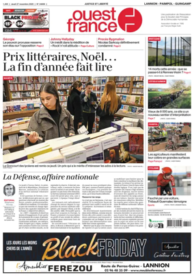 Cover of Ouest France (Lannion)