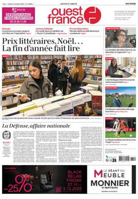 Cover of Ouest France (Laval)