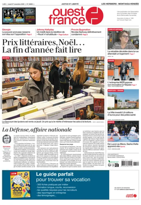 Cover of Ouest France (Les Herbiers / Montaigu)