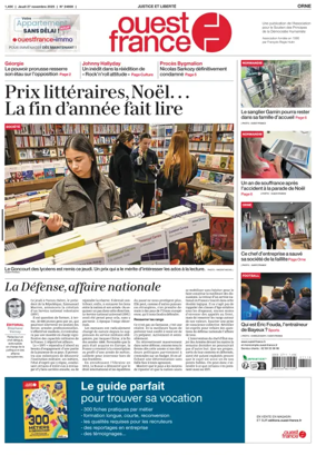 Cover of Ouest France (Orne)
