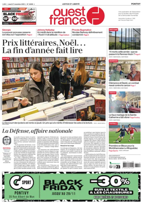 Cover of Ouest France (Pontivy)
