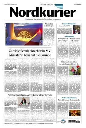 Cover of Müritz-Zeitung