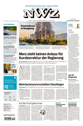 Cover of NWZ  (Göppinger Kreisnachrichten)