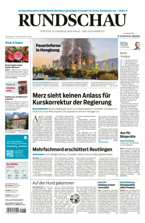 Cover of Rundschau für den Schwäbischen Wald – Der Kocherbote