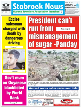 Cover of Stabroek News