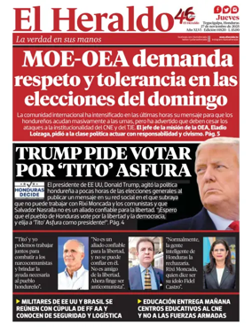 Cover of Diario El Heraldo