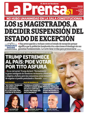 Cover of Diario La Prensa
