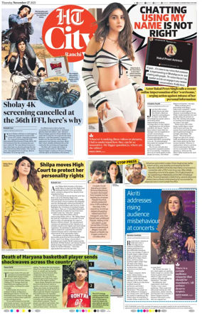 Cover of Hindustan Times (Ranchi) - Live