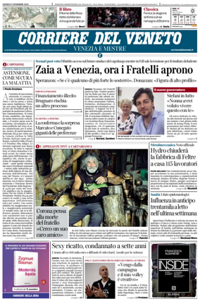 Cover of Corriere del Veneto (Venezia e Mestre)
