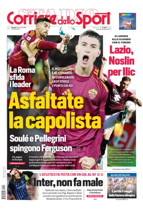 Cover of Corriere dello Sport (Lazio)