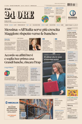 Cover of Il Sole 24 Ore