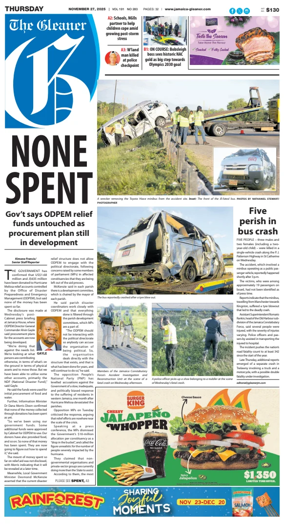 Cover of Jamaica Gleaner