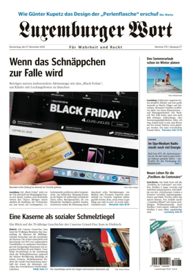 Cover of Luxemburger Wort