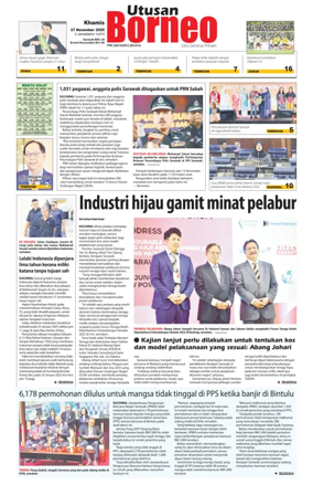 Cover of Utusan Borneo (Sarawak)