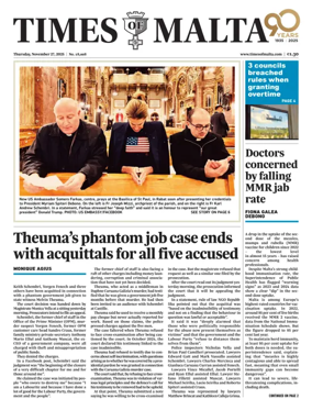 Cover of Times of Malta