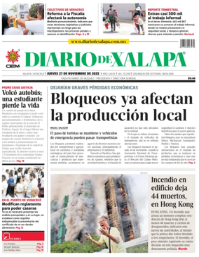 Cover of Diario de Xalapa