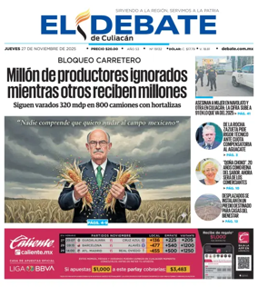 Cover of El Debate de Culiacán