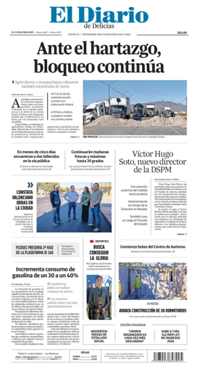 Cover of El Diario de Delicias