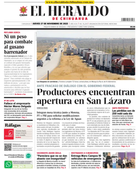 Cover of El Heraldo de Chihuahua