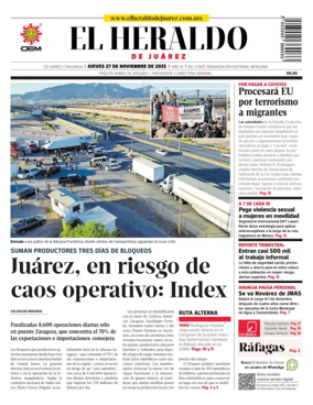 Cover of El Heraldo de Juarez