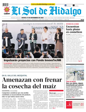 Cover of El Sol de Hidalgo