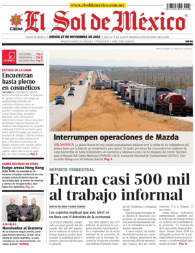 Cover of El Sol de Mexico