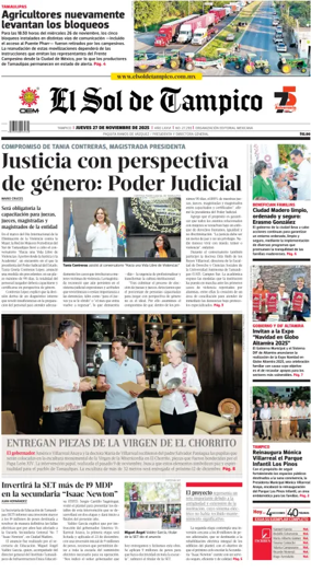 Cover of El Sol de Tampico