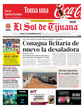 Cover of El Sol de Tijuana